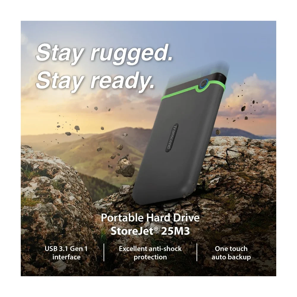 Ext HDD Transcend 2TB StoreJet 25M3 2.5" (TS2TSJ25M3S)