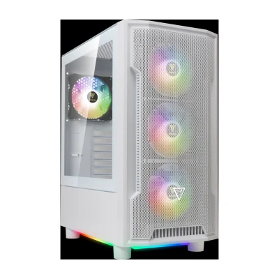 Корпус Gamdias ATHENA M6 LITE WHITE (4 Built-in 120mm ARGB Fans)