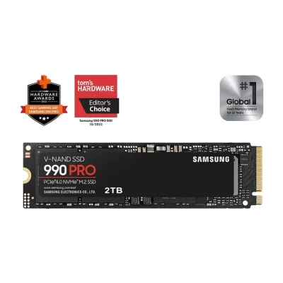 SSD M.2 Samsung 2TB 990 PRO NVMe M.2 (MZ-V9P2T0B/AM)